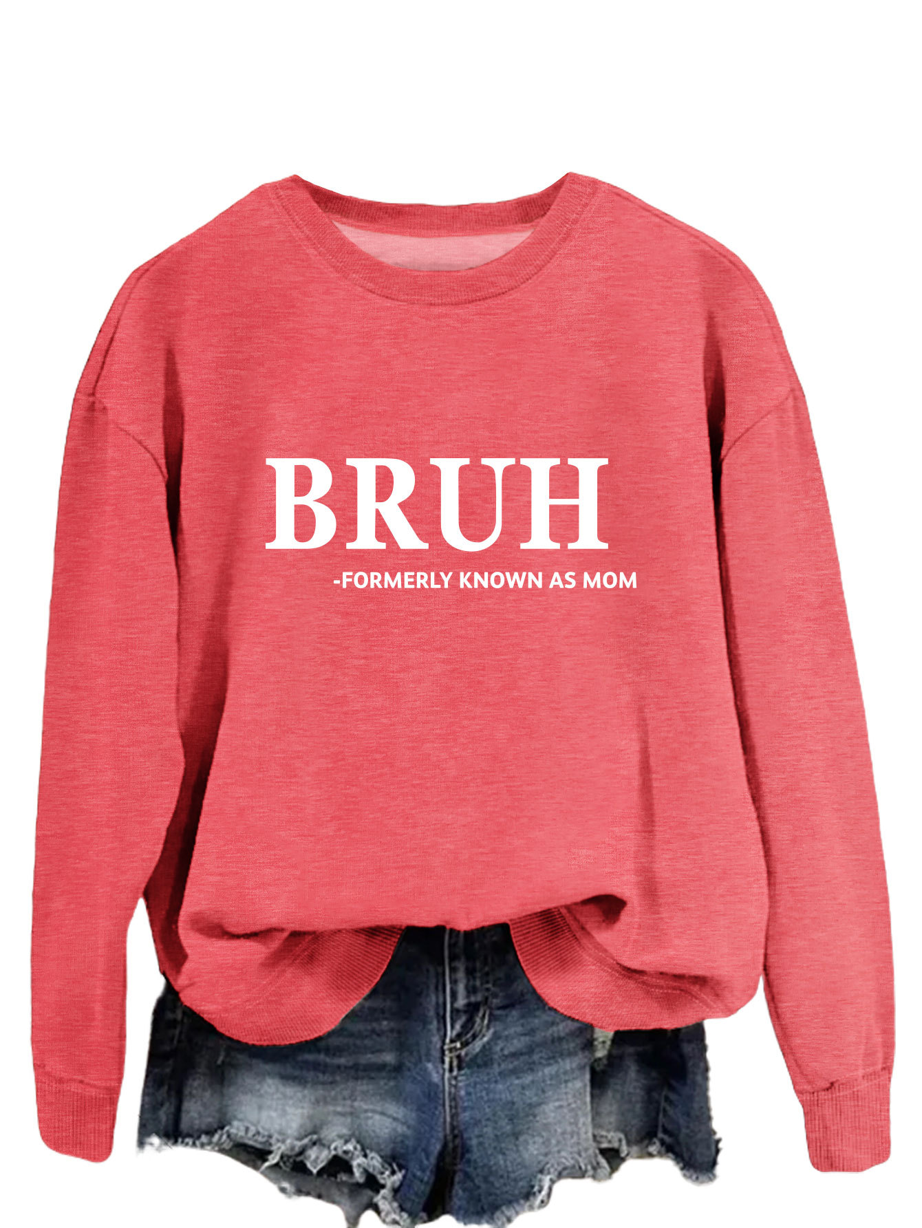 El bruh de manga larga de moda europeo y americano del todo-fósforo antes conocido como suéter del todo-Partido elegante transfronterizo de la mamá para las mujeres