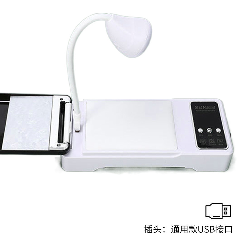Lámpara de manicura correa almohada plegable conveniente lámpara de manicura rápida secado 32 lámpara UV + LED doble fuente de luz de manicura horneado lámpara transfronteriza