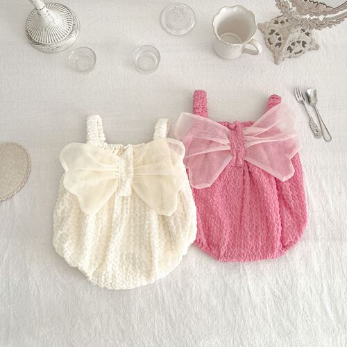 23 new summer new three-dimensional butterfly wings for baby girls, baby jumpsuits, outdoor crawling clothes