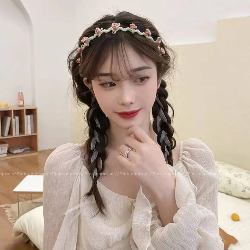 18 cintas de rosas rosadas