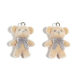Resin flocking three-dimensional cartoon koala bear owl little girl pendant DIY handmade jewelry pendant accessories