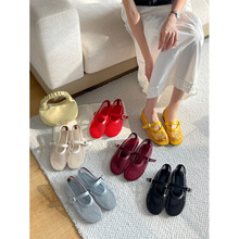 2025年新款渔网镂空低帮浅口单鞋女鞋