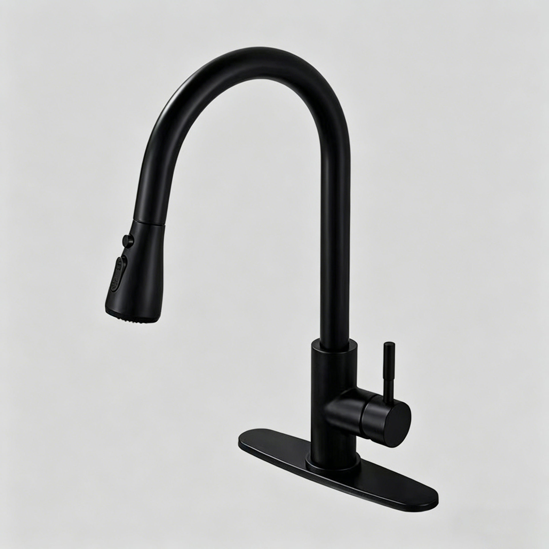 Grifo Extraíble de Cocina de Acero Inoxidable 304, Giratorio 360° para Agua Fría y Caliente