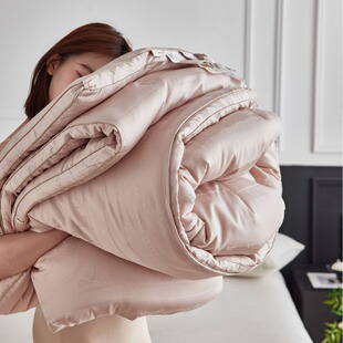 Class A Mother and Infant Grade 65% Soybean Fiber Four Seasons Quilt 80S Tens Cotton Three-dimensional Spring and Autumn Quilt Warm Thickened Winter Quilt