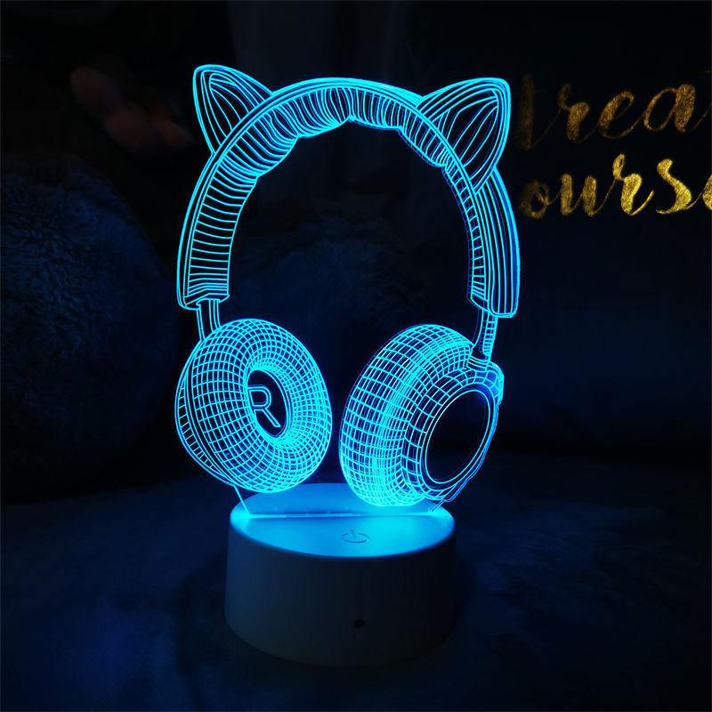 Lámpara 3D decorativa estilo gaming con diseño de mando