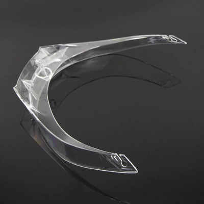 Motorcycle Helmet Gp Tail Fin Adapts to Gp/Corsa/Gpr Helmet Model Personalized Modified Large Tail Fin Helmet Accessories (Dəbilqə (Kaska) aksesuarları) - transparent-knife-shape