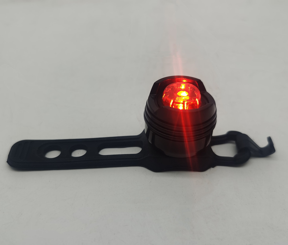 Gema luz de la bicicleta luz de montaña bicicleta luz trasera correa luz de la rana luz de la noche luz de advertencia flash equipo de equitación