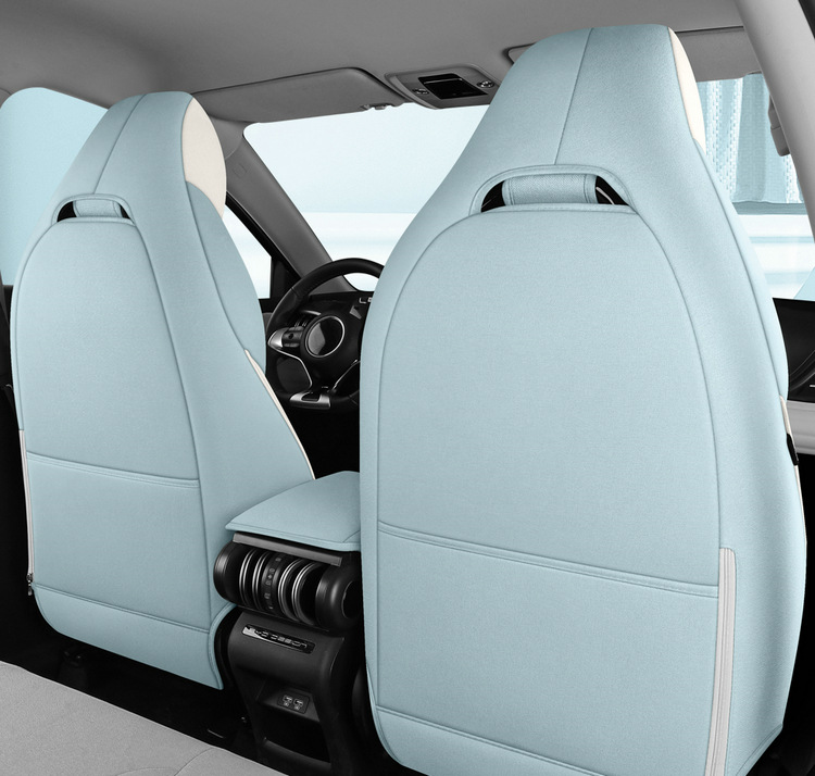 BYD yuan plus seat cover fully surrounded by four seasons breathable cotton and linen car seat cover glory version yuan plus special cushion