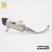 Sanyang Husky ADV300 Dominator карбоновый глушитель полный выхлоп модификация прямая установка.