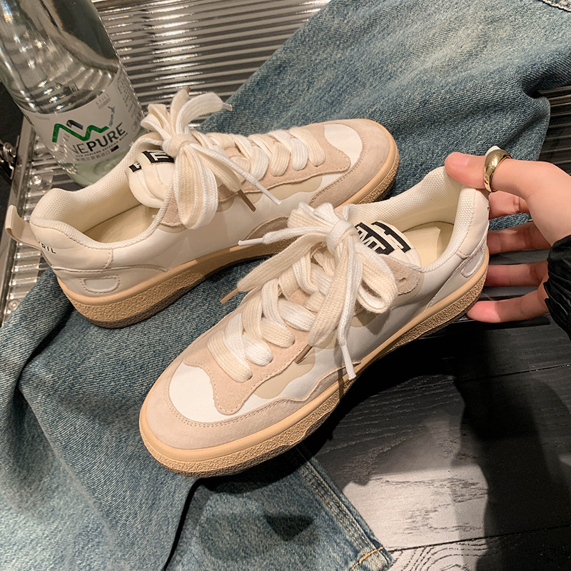 Two-tone casual autumn two-color running sneakers flat all-season…