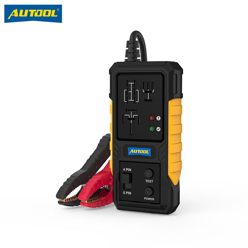 AUTOOL Auto Relay Detector Detection Diagnosis Universal 4-Pin 5-Pin Analysis Tester Auto Repair Tool