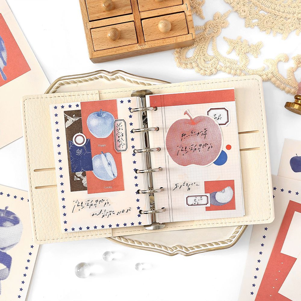 Infeel.Me Material de papel de escritura Este poeta táctil es un papel de material de bricolaje simple de estilo ins