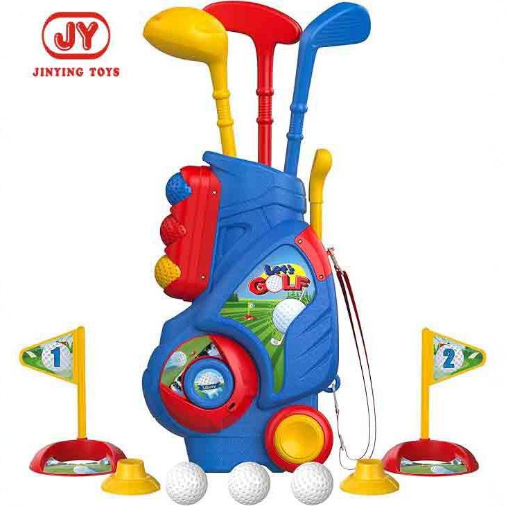 Golf infantil transfronterizo en interiores y exteriores caja telescópica juguete deportivo interactivo padre-hijo simulación juego de golf