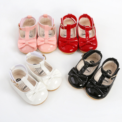 New Spring and Autumn Bow Baby Princess Shoes Baby Shoes Baby Shoes Toddler Shoes M