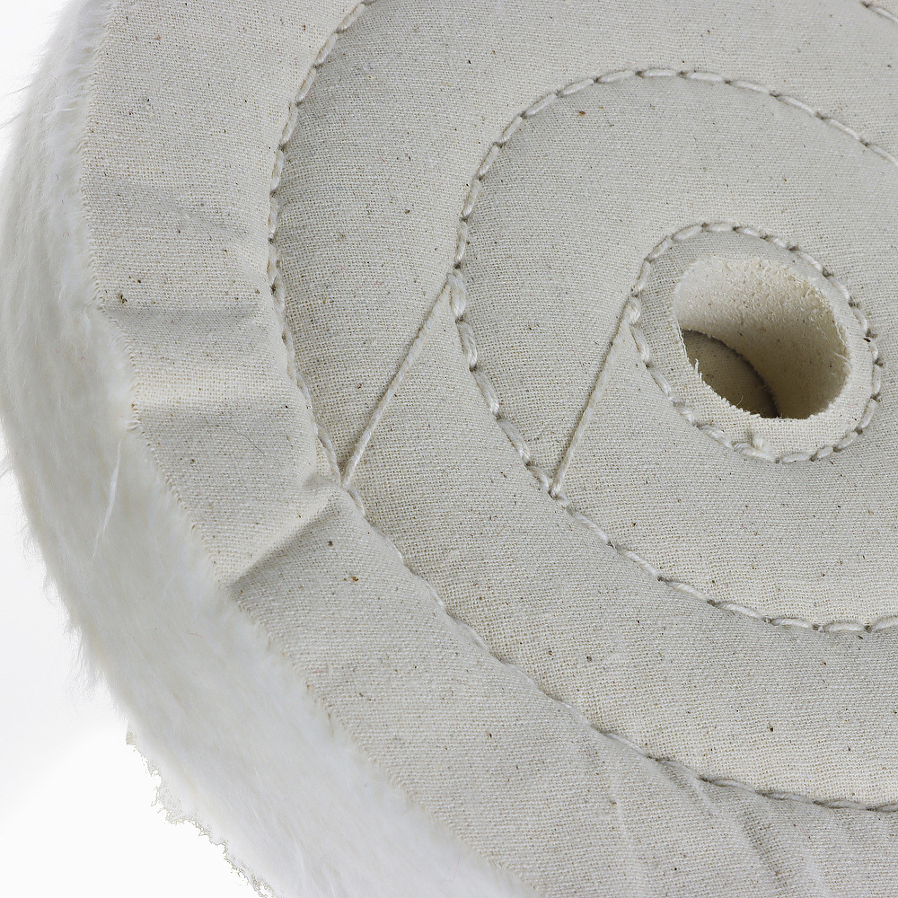 纯棉首饰抛光布轮白珍珠布轮镜面抛光轮绒布轮玉器珠宝布轮打磨