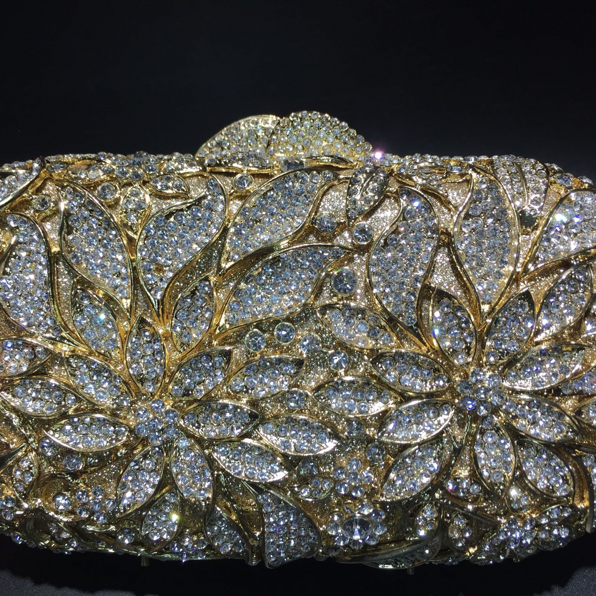Bolsa de diamante de mano de metal de cristal de cena Aliexpress bolsas de diamantes fabricantes de diamantes hechos a mano