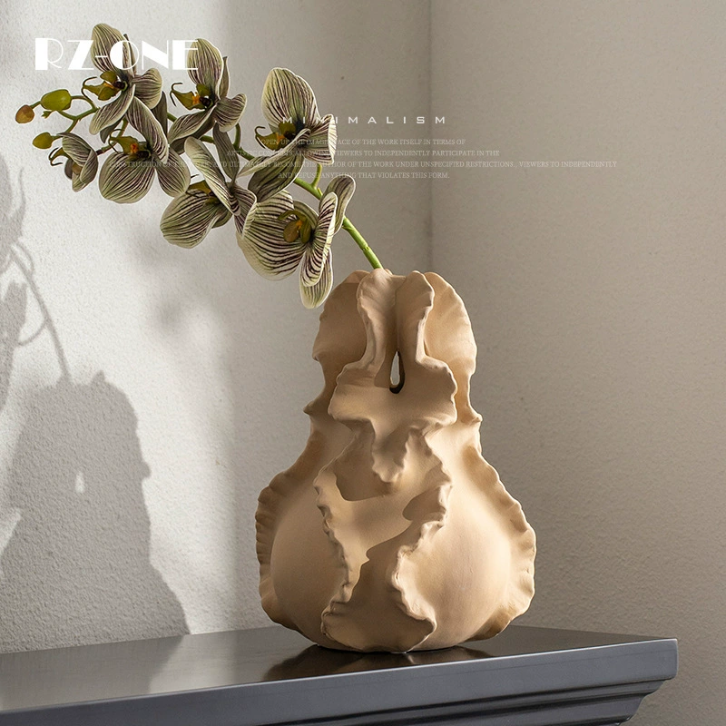 Ремесленник Тринадцать Тихий ветер складки керамических лепестков ваз