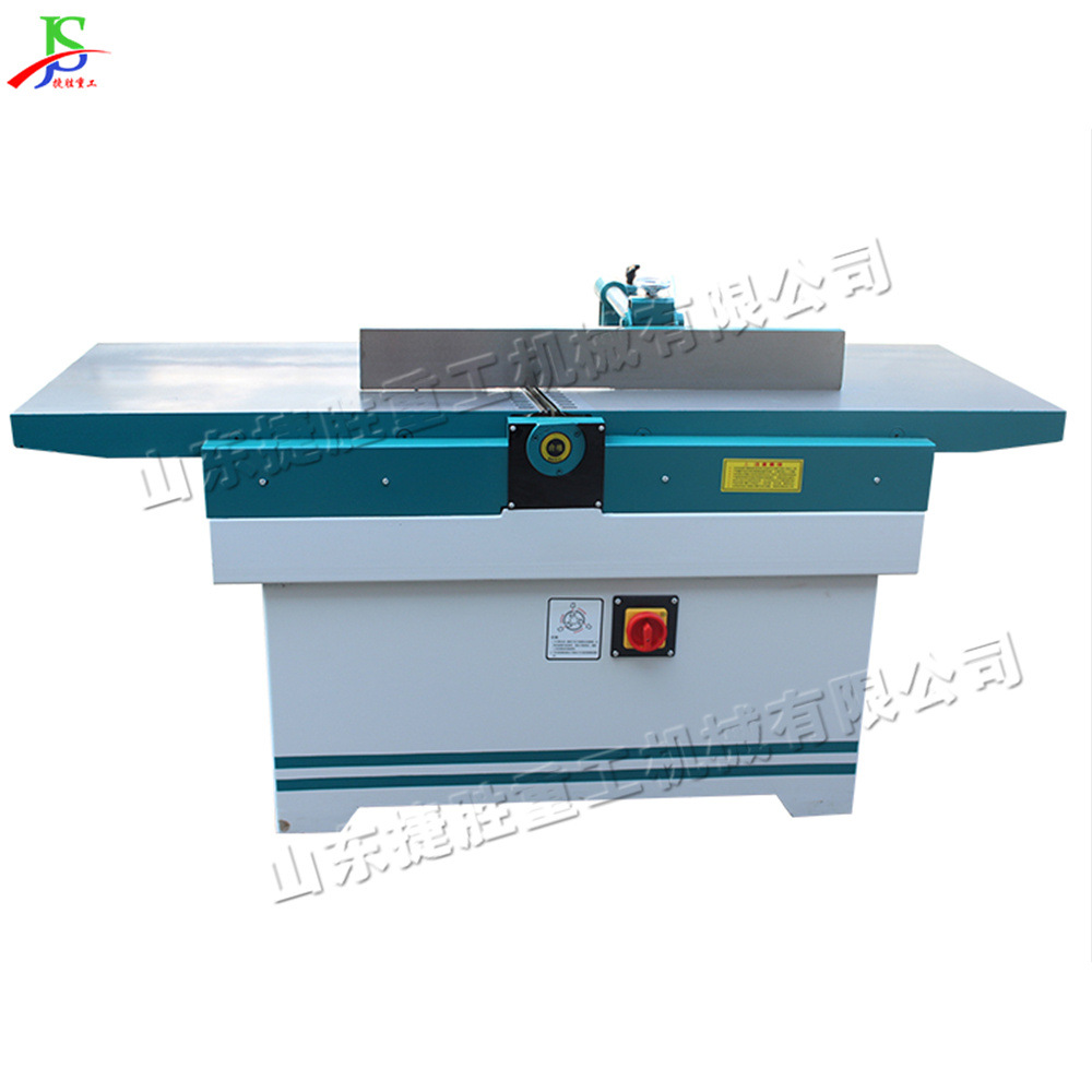 Cepilladora plana de boca oblicua para carpintería Cepillo en espiral de boca recta Cepilladora plana Fabricación de muebles semiautomática Cepilladora de madera