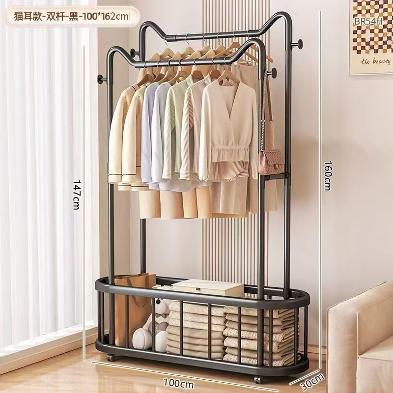 percha de ropa percha de sombrero de piso simple pequeño estante de ropa interior percha de ropa percha