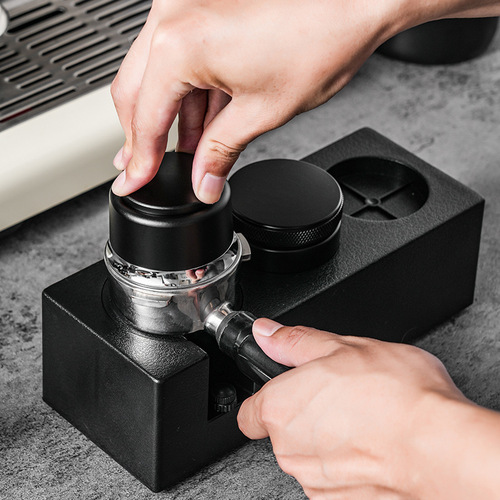 Coffee press powder seat ABS filling seat cloth powder press set coffee handle bracket powder hammer storage base