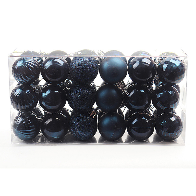 Fabricante de adornos navideños al por mayor transfronterizos, bolas de Navidad, gorros navideños, adornos colgantes de plástico, bolas colgantes, decoraciones para árboles de Navidad, 4CM36, forma especial brillante image 11