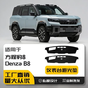 Suitable for Equation Leopard 8 Instrument Panel Light-Proof Mat Suede Anti-Reflective Mat Light-Shielding Sunscreen Skin-Feel Insulation Mat