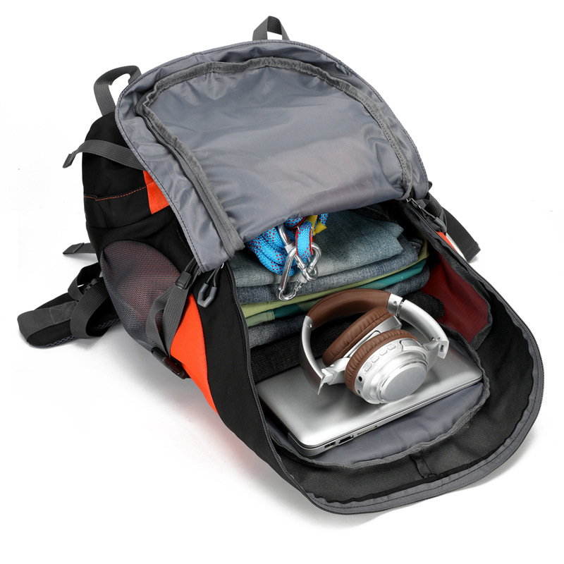 Mochila para Senderismo y Montañismo de Nylon Impermeable Transpirable Ultraligera para Deportes al Aire Libre image 5