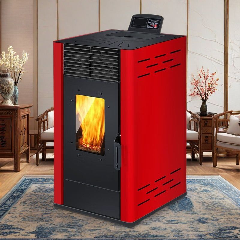 horno de calefacción de partículas biológicas de nueva energía, equipo de calefacción automático para uso doméstico comercial, horno de calefacción de paja de combustible