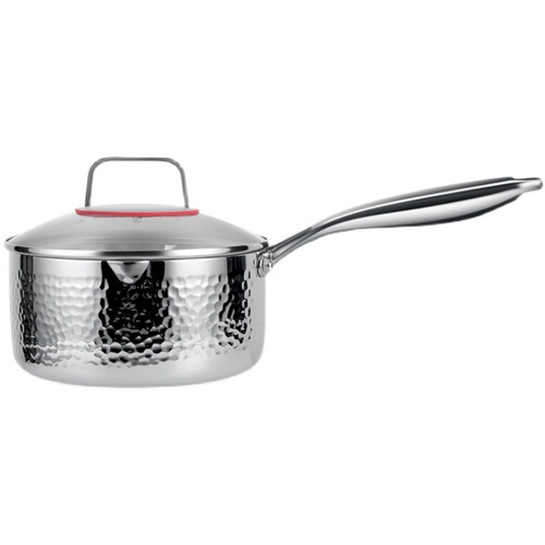 Sonorous 316 stainless steel snow pan soup pot household frying uncoated non-stick pan food supplement pot cooking noodle small milk pot