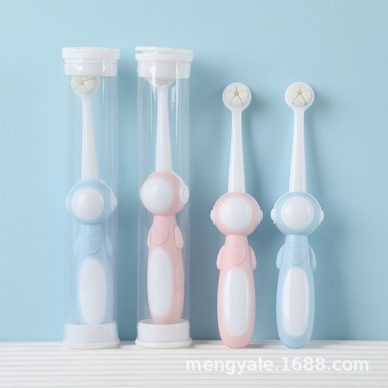 Children's toothbrush new under 10 years old astronaut soft hair baby toothbrush independent foreign trade wholesale