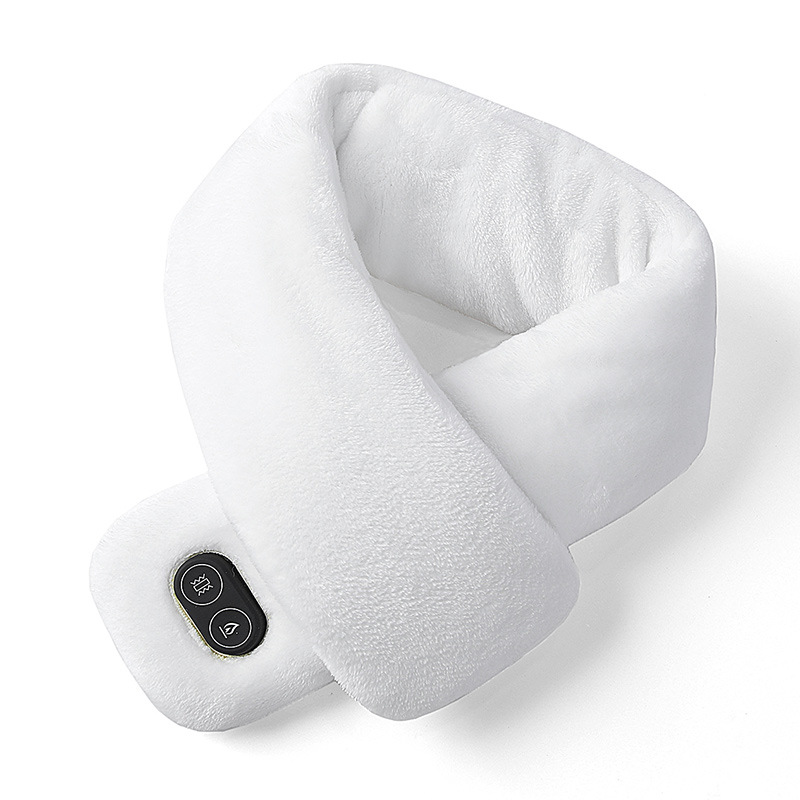 Bufanda de calentamiento inteligente Protector de cuello recargable USB Calentador de cuello Pareja Franela de invierno Caliente Compresa caliente Circunferencia de masaje