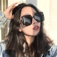 復古歐美方框墨鏡女高級感星標圓臉顯瘦2022年新款防紫外線太陽鏡