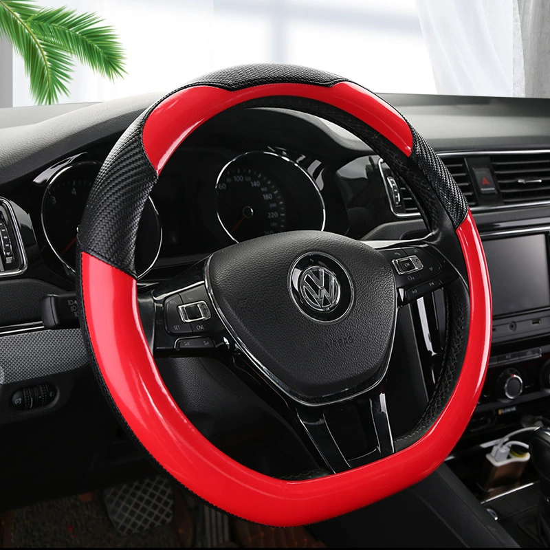 Новый чехол на руль из углеродного волокна нескользящий и универсальный для многих моделей.