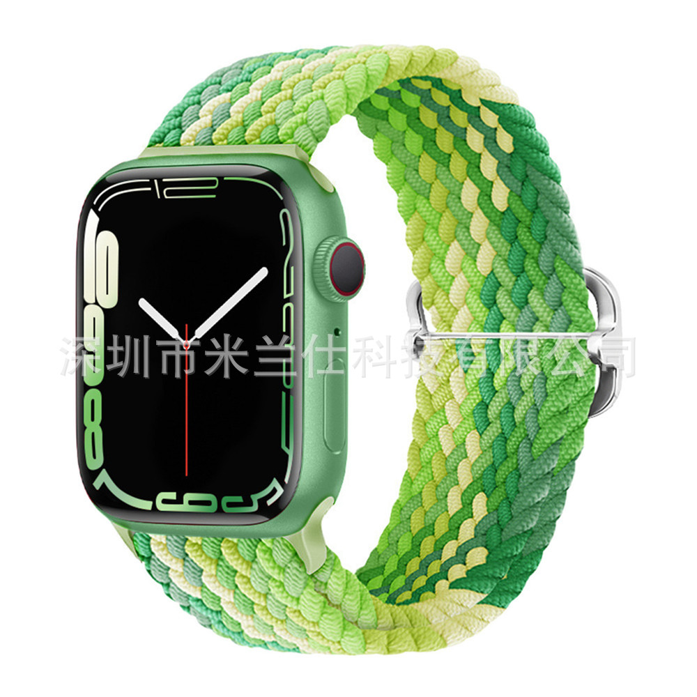 Nylon tejido para Apple iwatch456789 Apple ultra2 hebilla deslizante elástica S9 correa de reloj fabricante