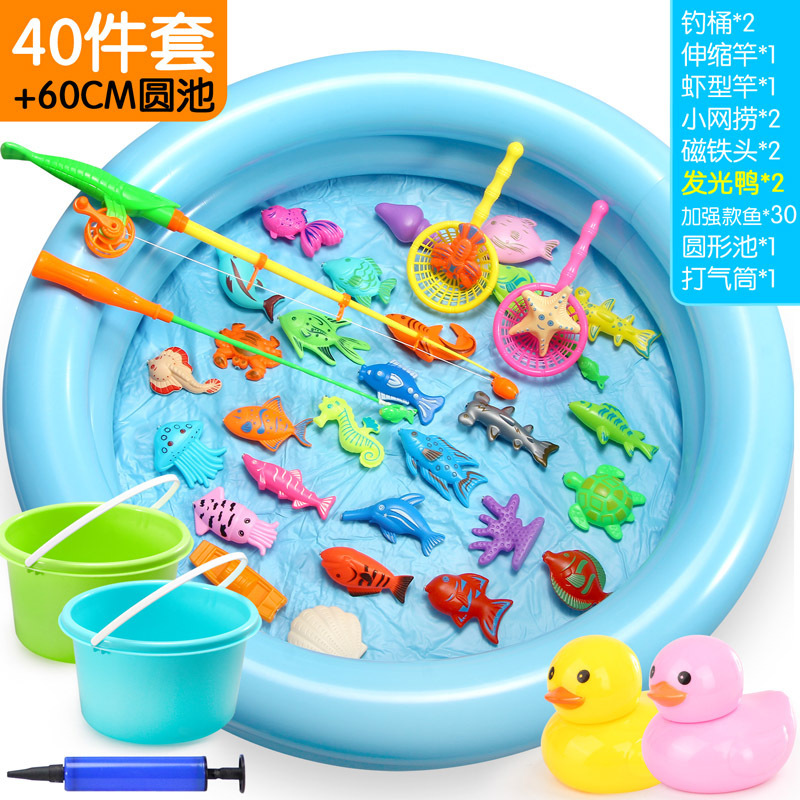 엔트리 레벨 42 피스 세트: 더블 낚시 배럴 더블 라운드 풀 60CM