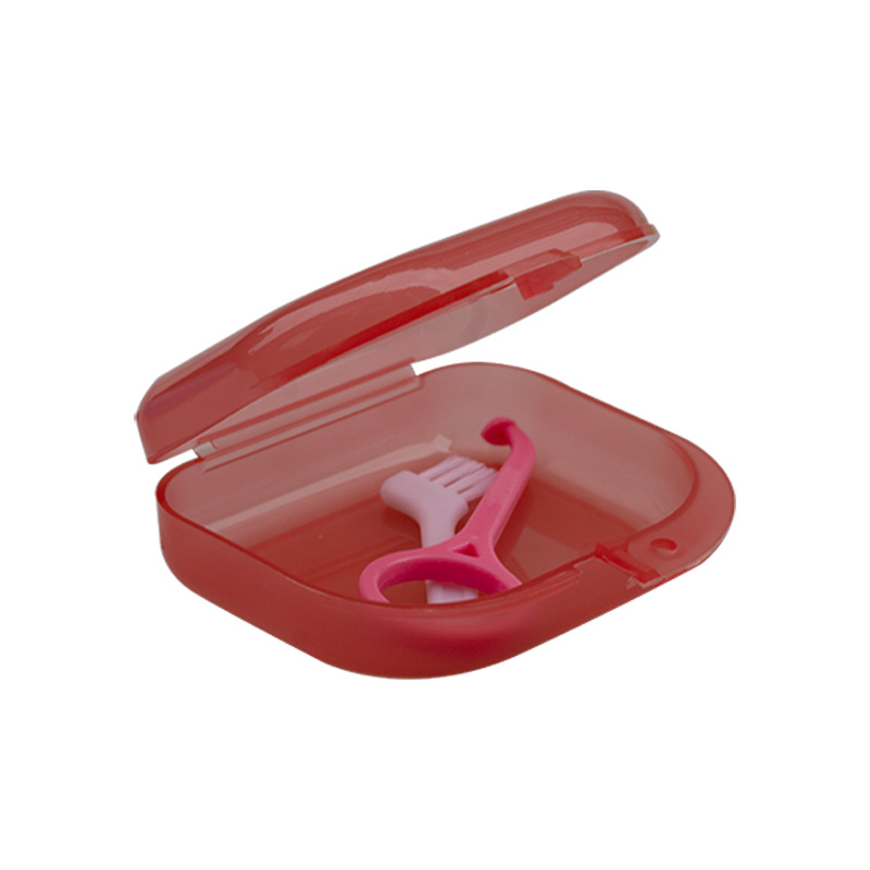 Caja de ortodoncia, extractor de frenillos, caja de colocación de cepillos, caja de retención transparente, caja de almacenamiento de material dental