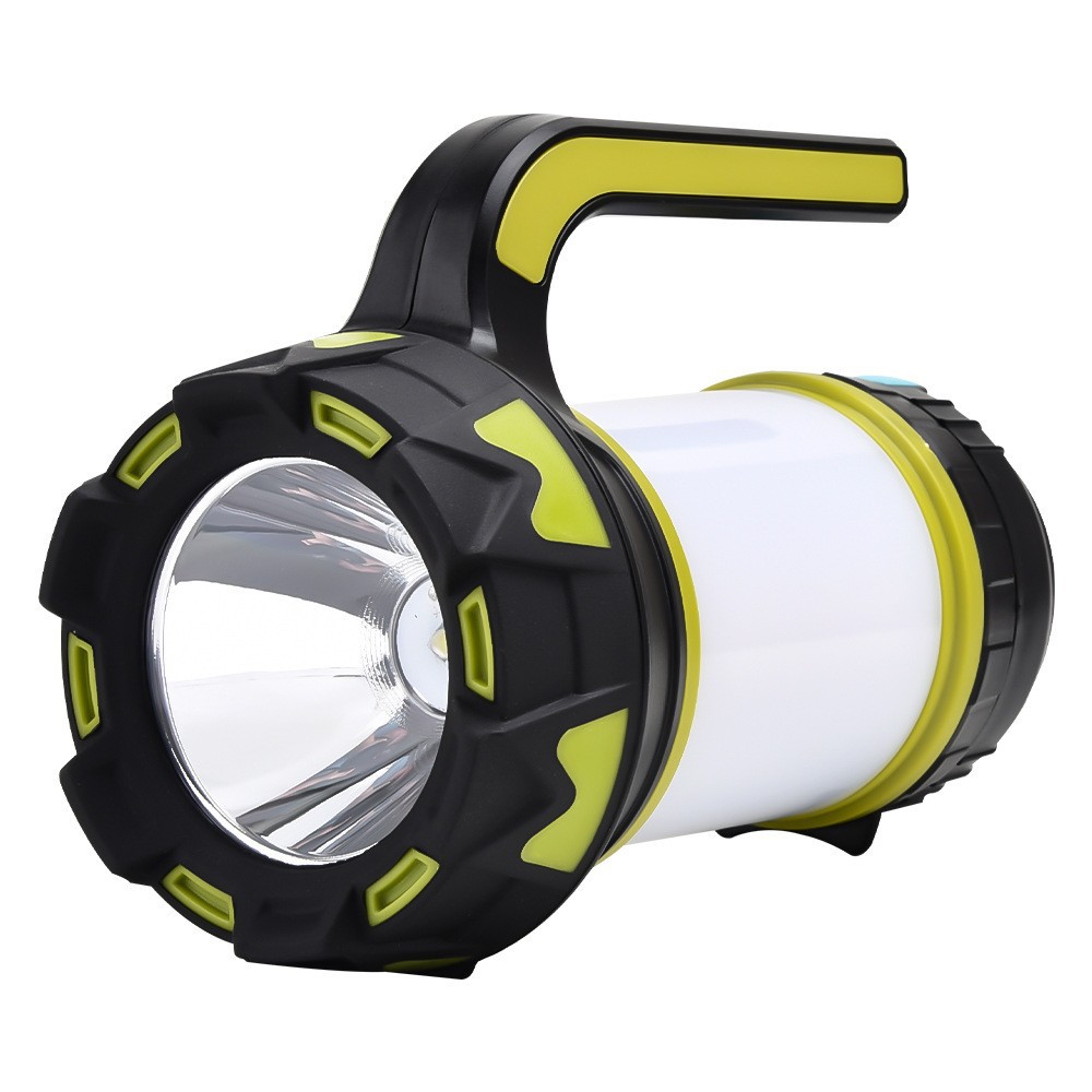 Cross-Border New Searchlight LED Multi-Function USB Rechargeable Camping Emergency Lighting Portable Flashlight_voghion.com