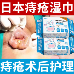 日本痔男性女性専用トイレウェットティッシュ30吸引 * 10包尻拭き術後プライベートケア消毒