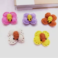 Оригинальный дизайн, брошь из плюшевой ткани с прототипом Little Bee, забавный дизайн для маленькой девочки, аксессуары для одежды
