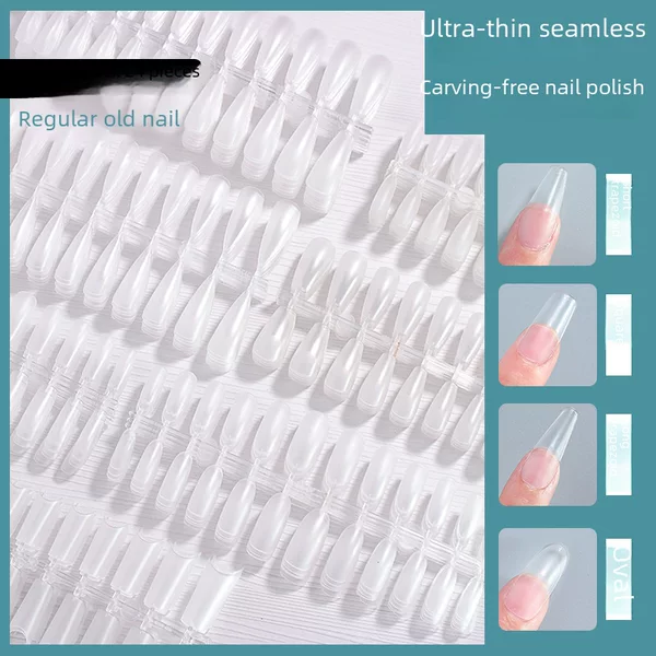 Factory Outlet Nail Wearing Semi-finished 24 Pieces 30 Pieces Short Long Traceless Non-carving and Grinding Removable Nail Pieces