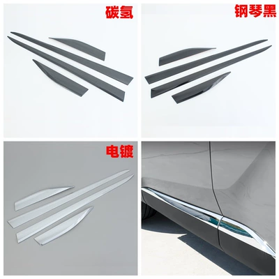 Suitable for Toyota Rav4: Şüşə kənarı xromları/moldingləri - electroplating-door-trim4l
