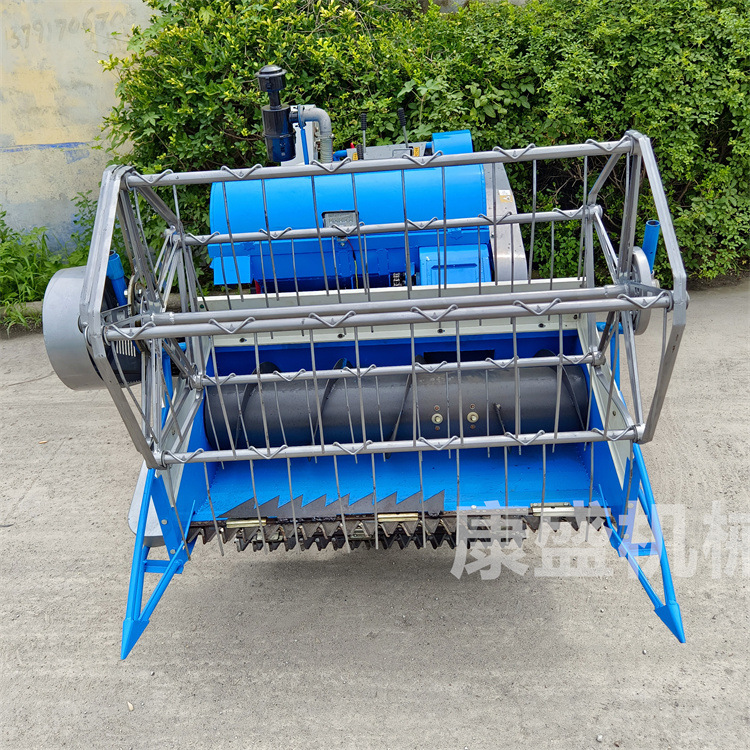 山区丘陵手扶小麦谷物收割机 自走式水稻联合收割机家用 全自动