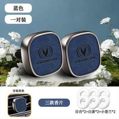 vents interior modification, Car Perfume Aromatherapy - type-a-air-vent-changan-embossed-blue-pair-includes-6-fragrance-tablets