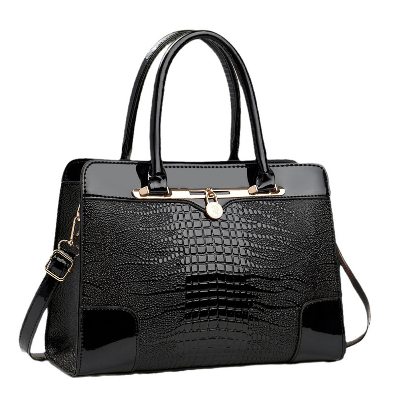 Cocodrilo estampado bolsos casuales bolsos de moda para madres bolsos de hombro bolsos de mujer atmósfera de comercio exterior bolsos transfronterizos