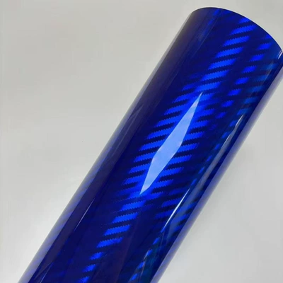 Rearview Mirror Car Motorcycle Color – Auto Color Change Film - pet-electroplated-carbon-fiber-blue-152-16m
