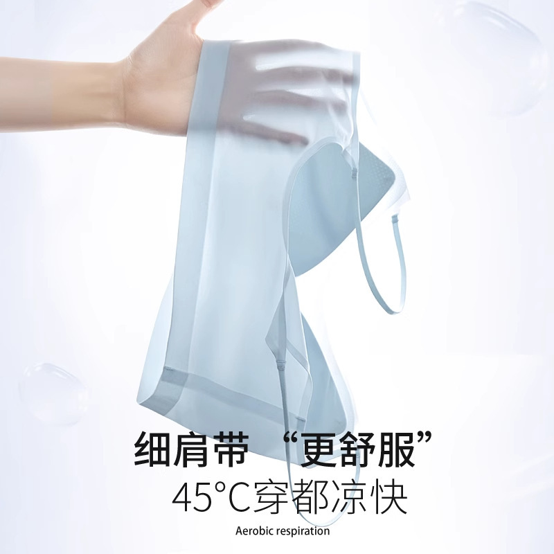 Ice Silk Summer Seamless Breathable Intimates for Plus Size Fat Women 100kg Big Breasts Minimizing Push-Up Bra for Fat Women Slimming Look