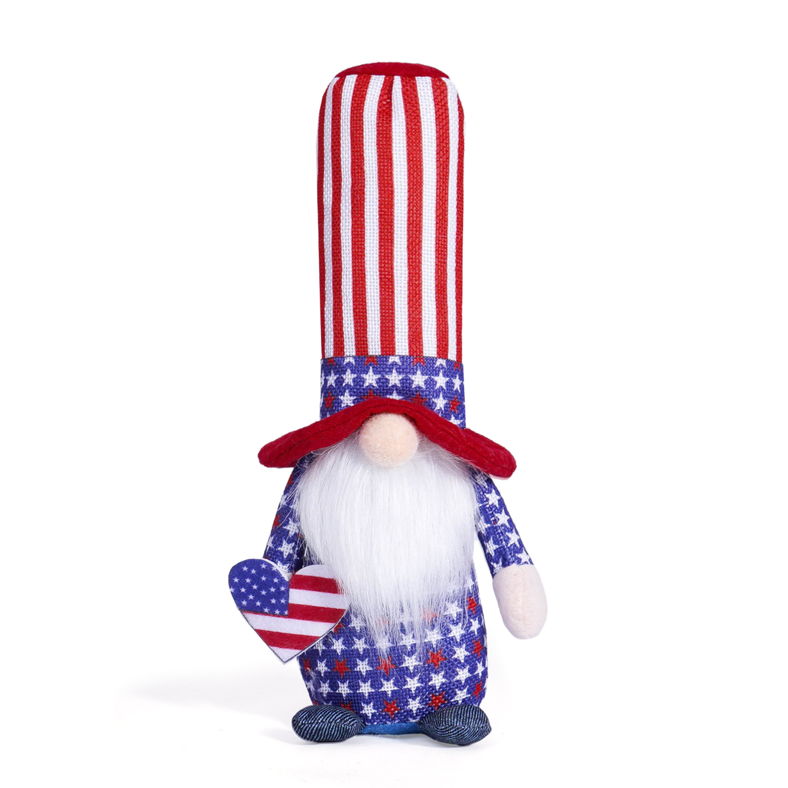 Día de la Independencia transfronteriza muñeca sin cara muñeca decoración enana muñeca de vacaciones atmósfera decoración regalos para niños