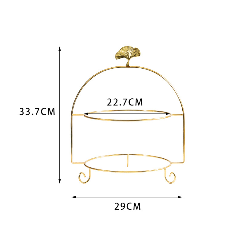 De estilo europeo chino y occidental comida cerámica postre merienda plato merienda té de la tarde japonés multiusos pastel de tres capas plato de fruta estante
