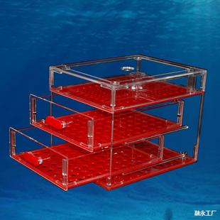 Fish Tank Bottom Filter Dry and Wet Separation Box Drawer-Type Anti-Overflow Rain Shower Filter Box Upper Filter Trickle Box