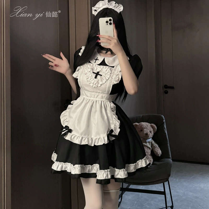 Косплей Xianyu Японская мягкая девушка горничная классический двухмерный аниме горничная ролевая форма 552